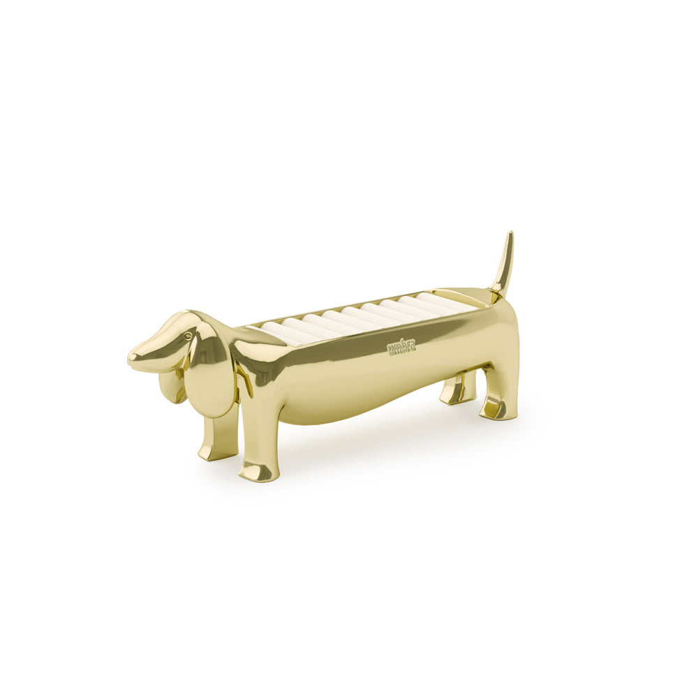 Dachsie Ring Holder - Brass