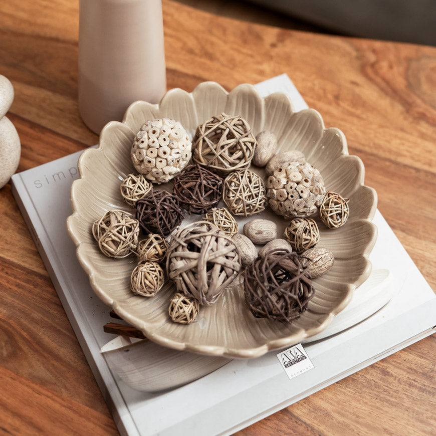 Dagny Deep Plate Medium - Beige