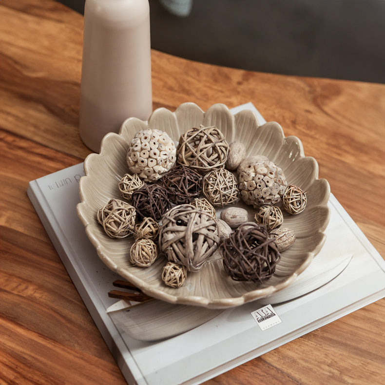 Dagny Deep Plate Medium - Beige