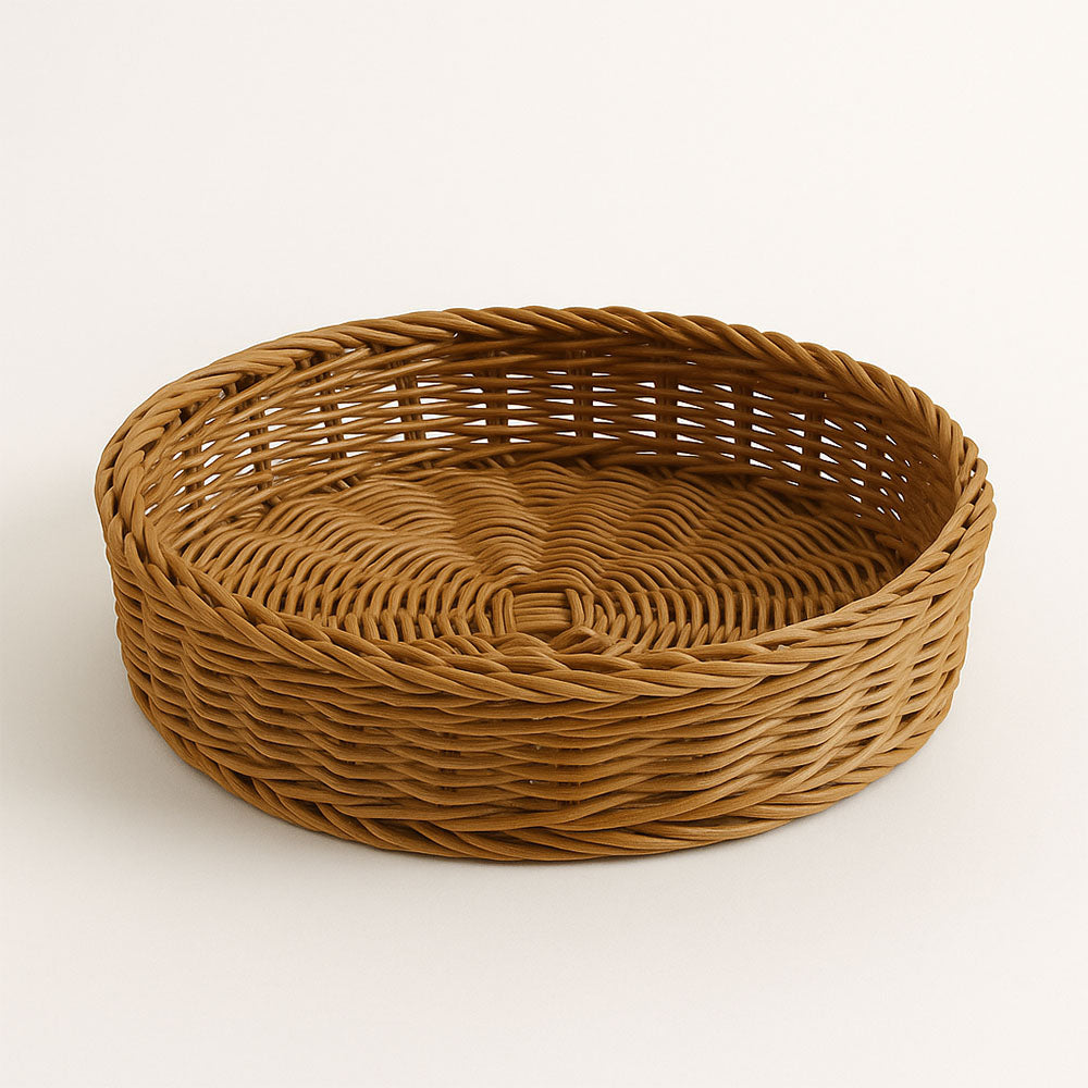 Dara Round Basket Medium - Khaki