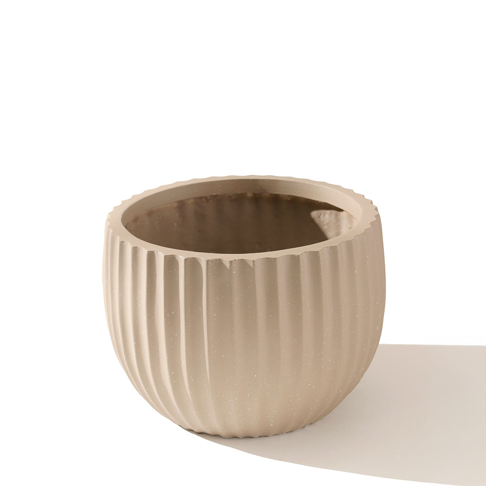 Dario Tapered Planter - Speckled Brown