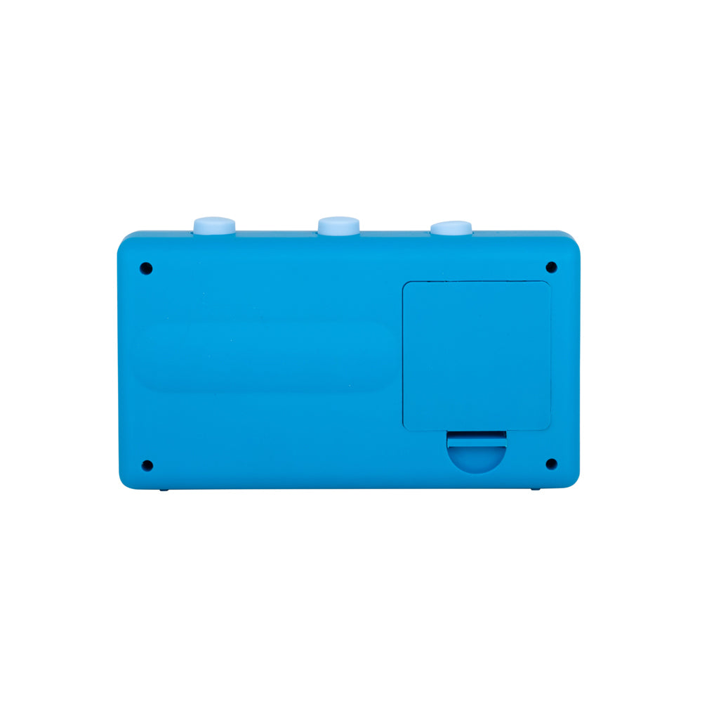 Data Flip Alarm Clock - Bright Blue