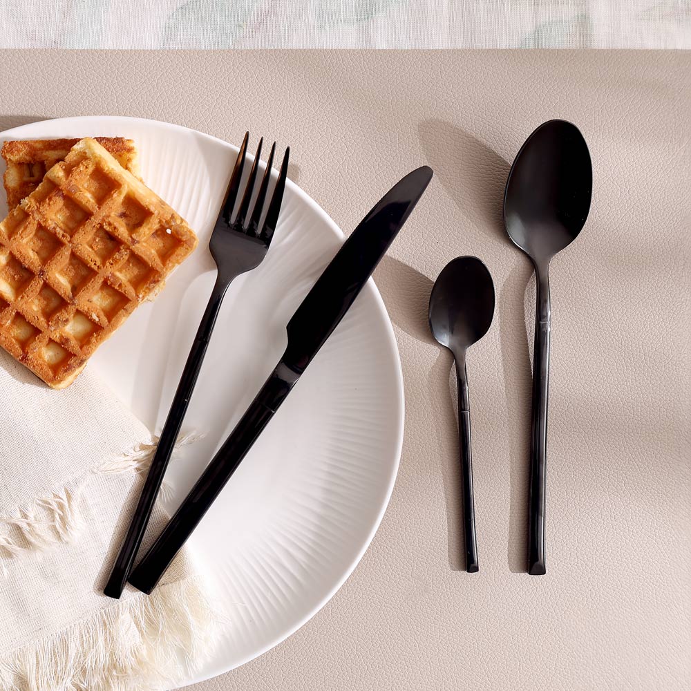 Deco 24-Piece Cutlery Set - Gunmetal