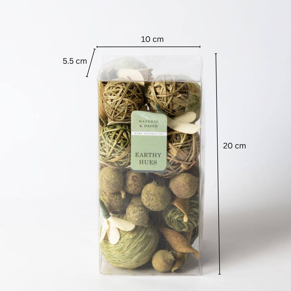 Decorative Vase Filler Balls - Assorted Green