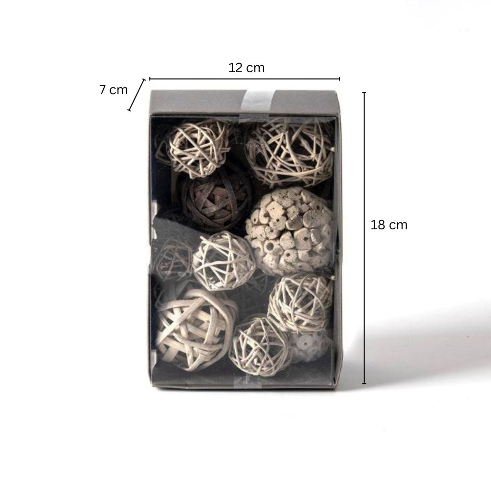 Decorative Vase Filler Balls - Grey & White