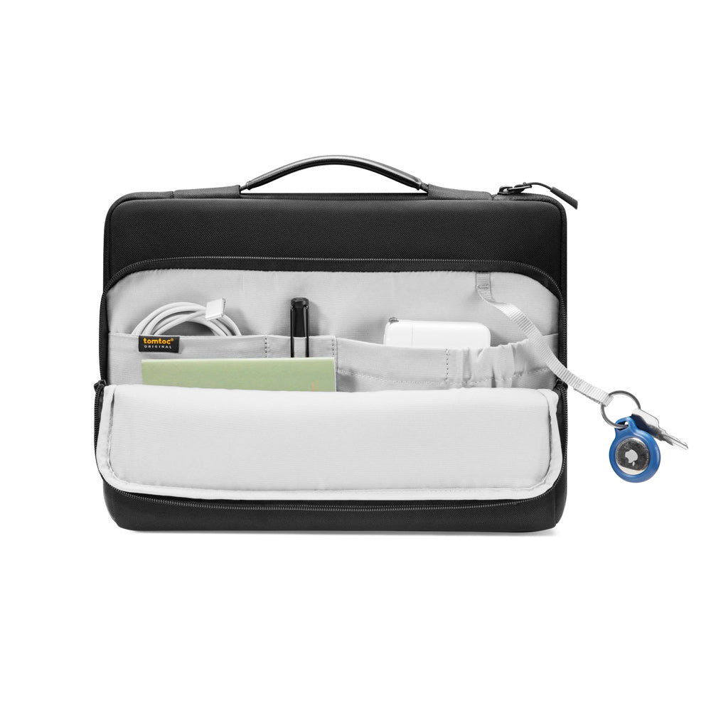 Defender A14 Premium Laptop Briefcase - Black 15 to 16 Inch
