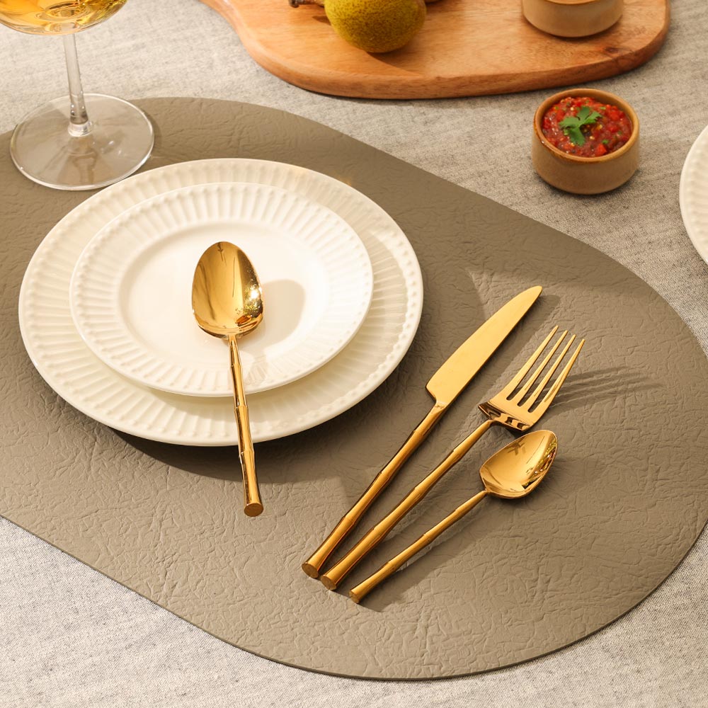 Delphi 24-piece Cutlery Set - Gold