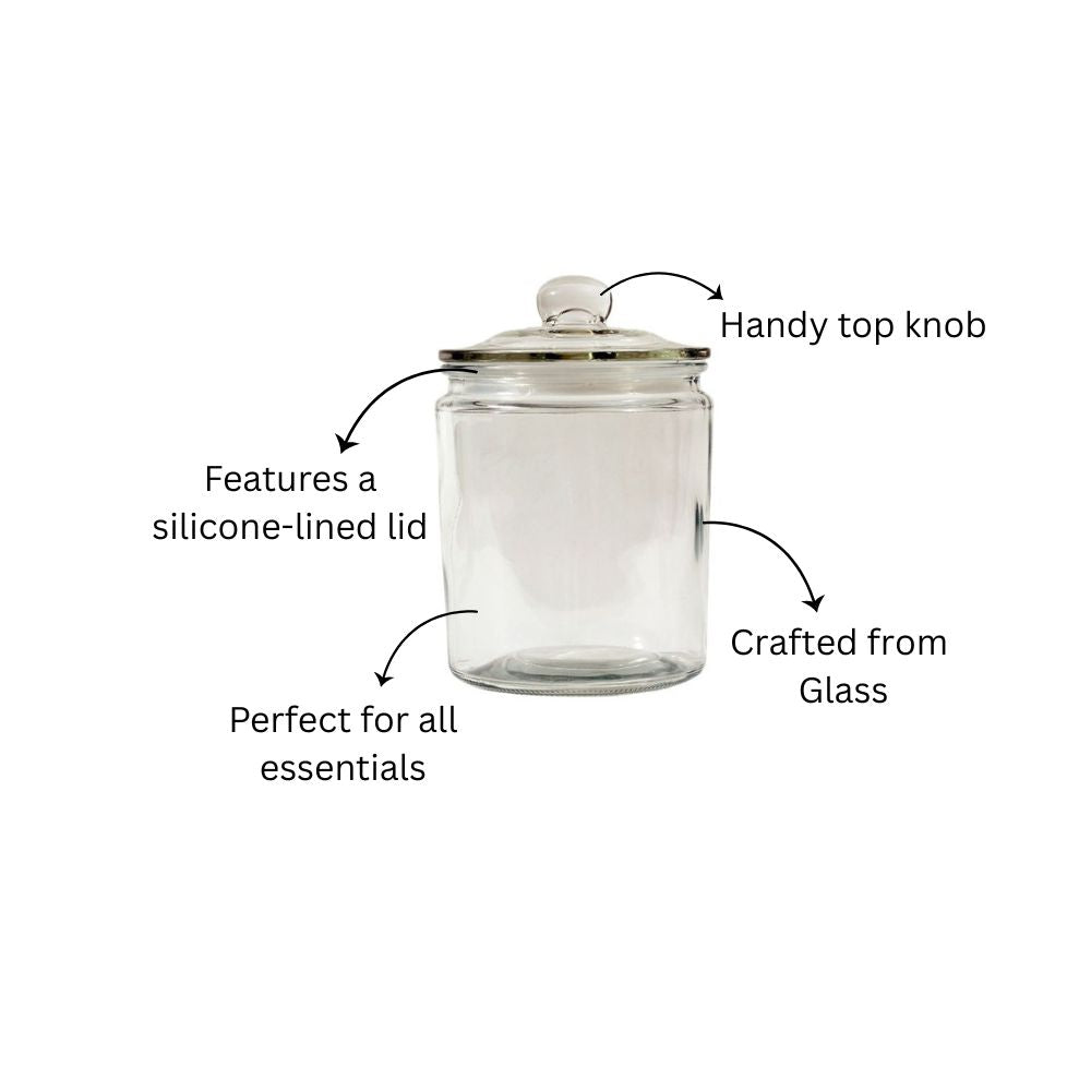 Dema Glass Storage Jar Large