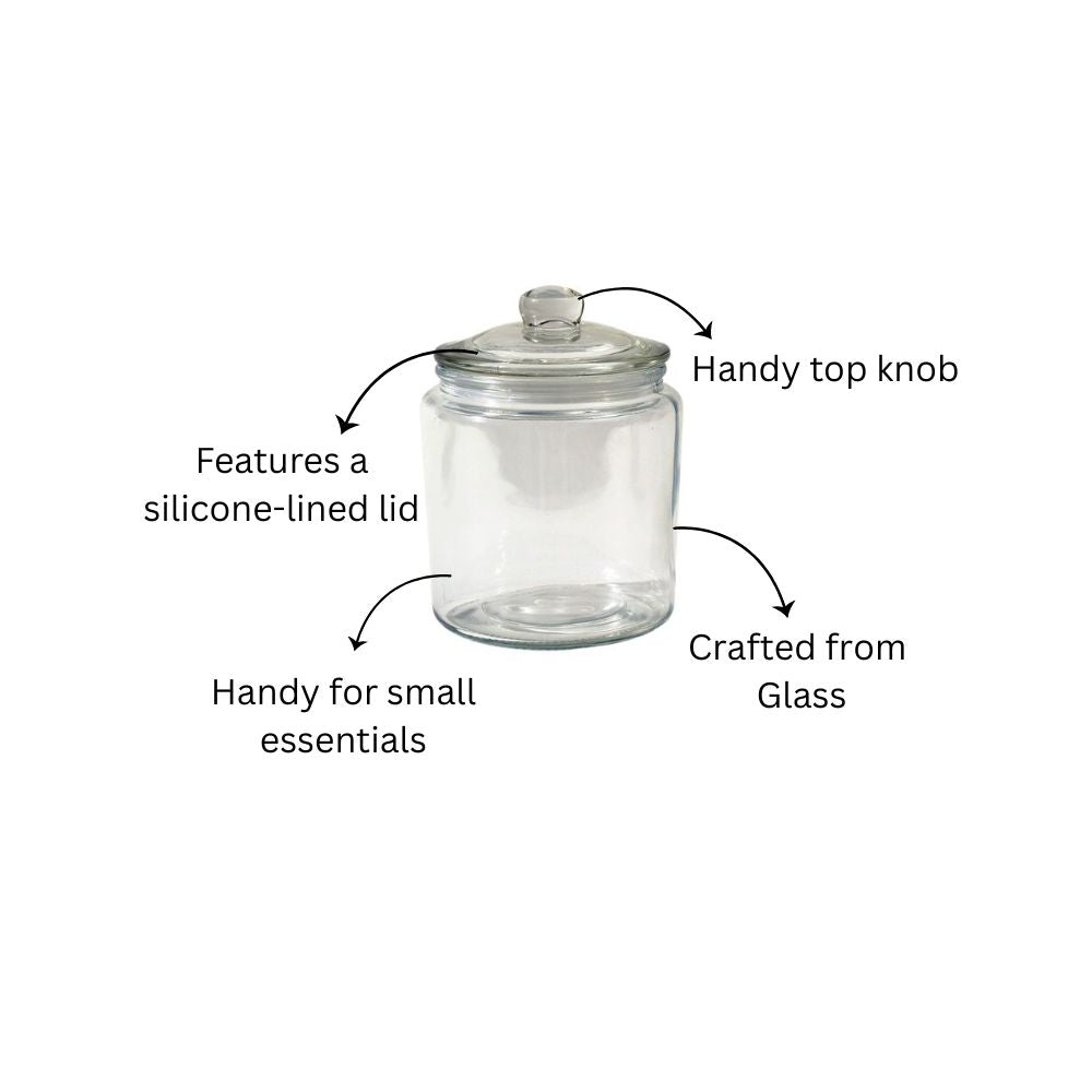 Dema Glass Storage Jar Medium