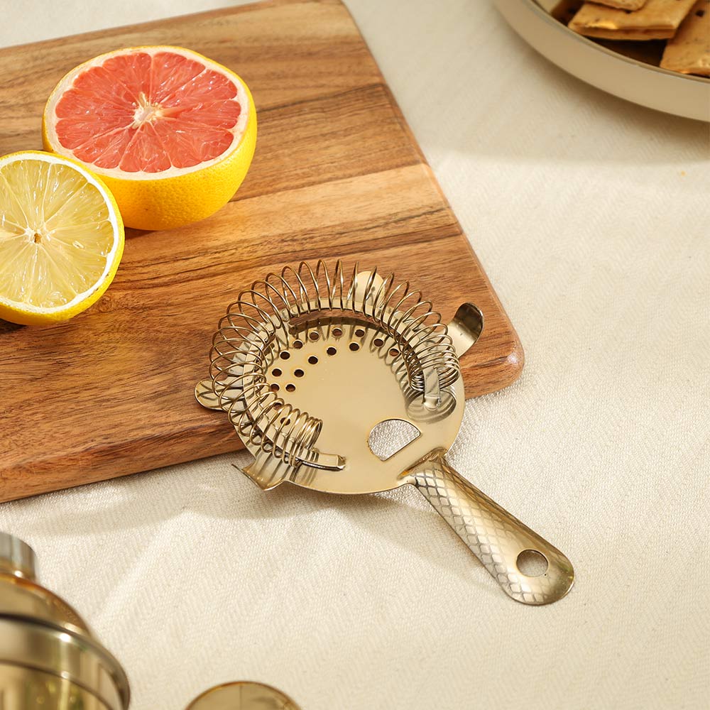 Deus Cocktail Strainer - Gold