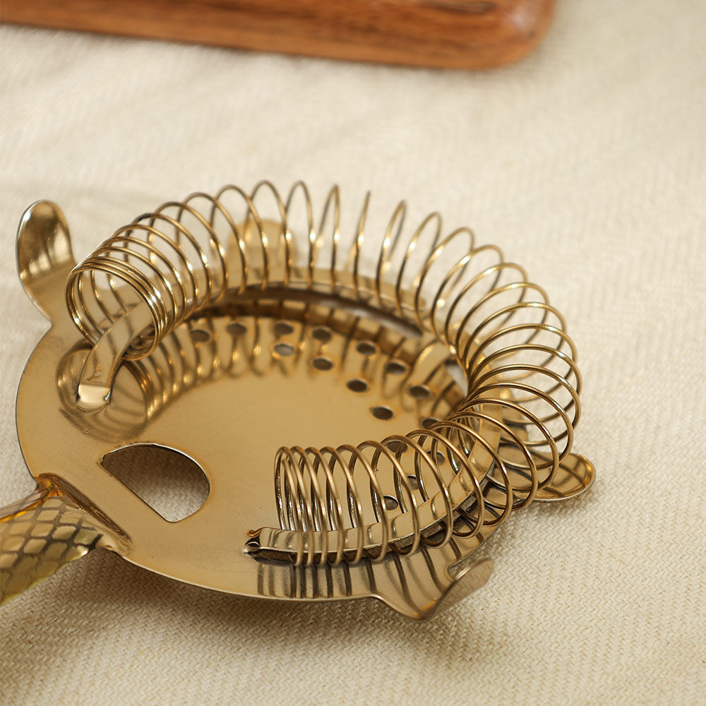 Deus Cocktail Strainer - Gold