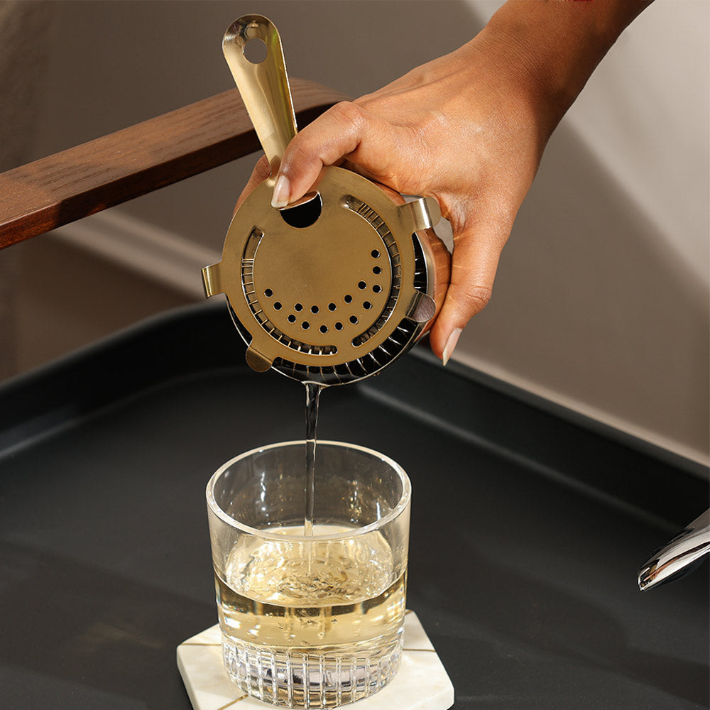 Deus Cocktail Strainer - Gold