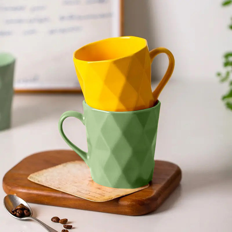 Diamonds Coffee Mug - Green