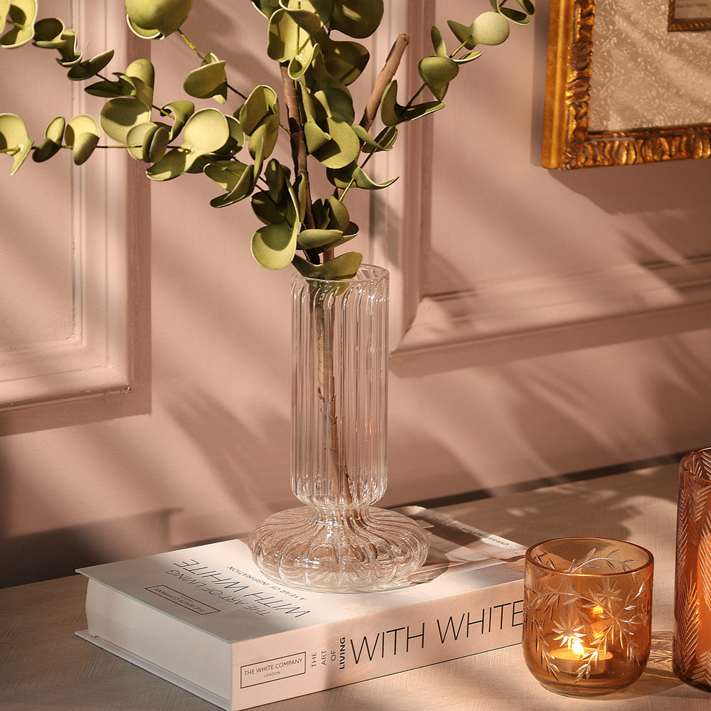 Taro Glass Vase Medium - Clear