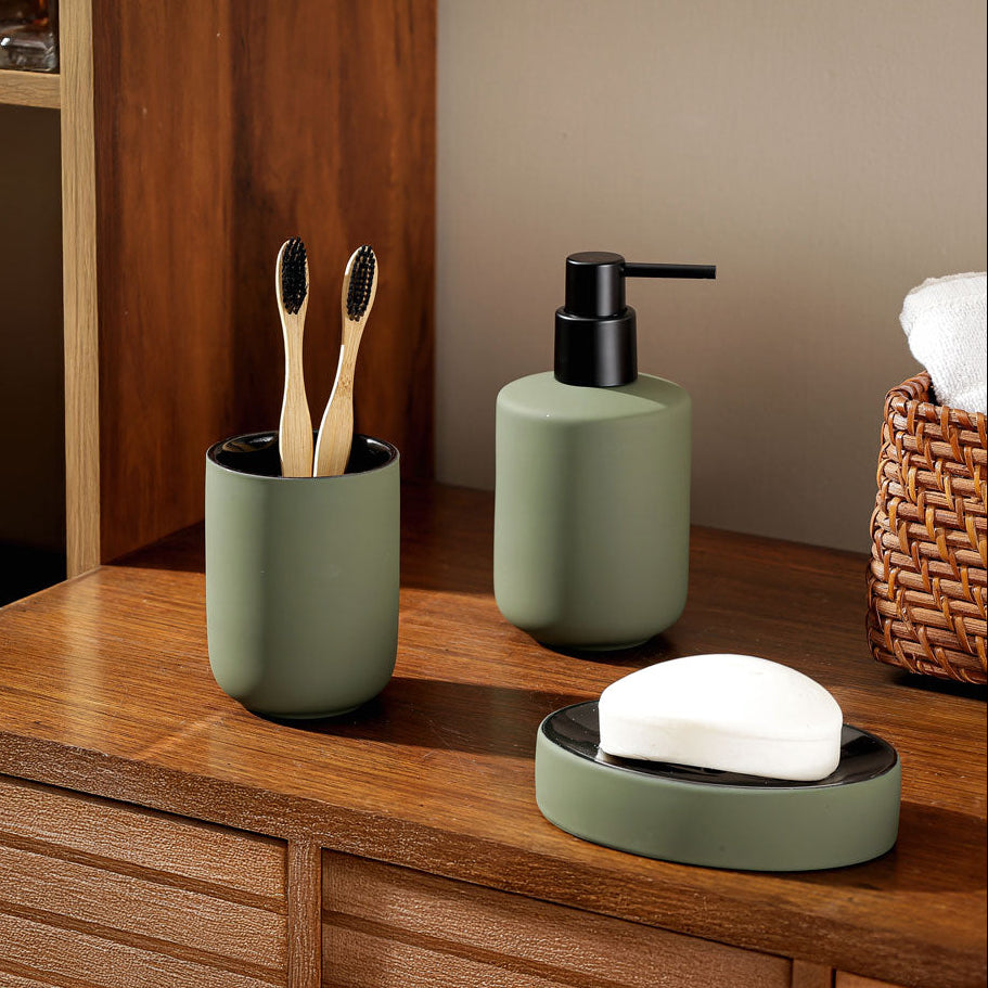 Dita 3-piece Bathroom Set - Pine Green