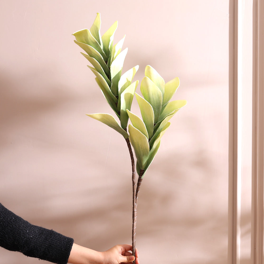 Dollar Leaves Faux Stem - Leaf Green