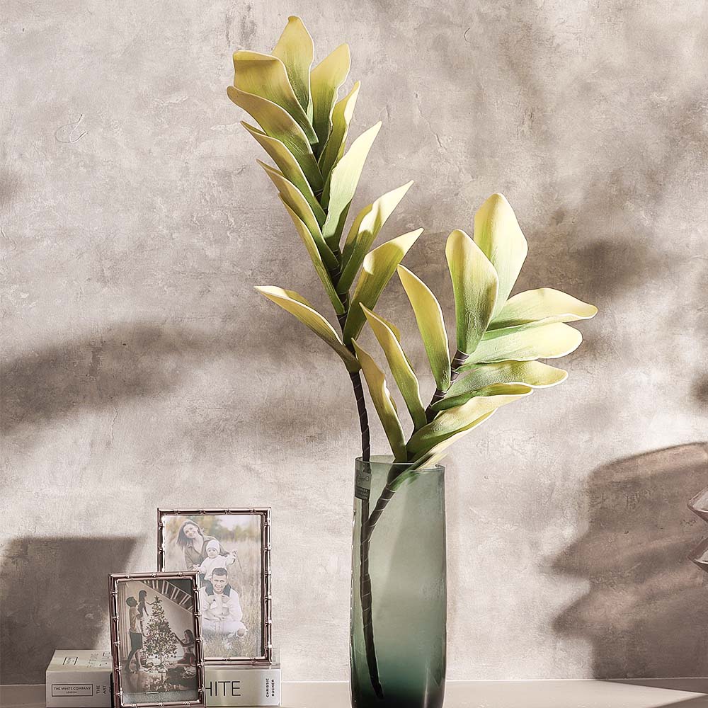 Dollar Leaves Faux Stem - Leaf Green