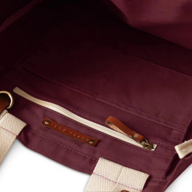Dori Tote Bag - Maroon