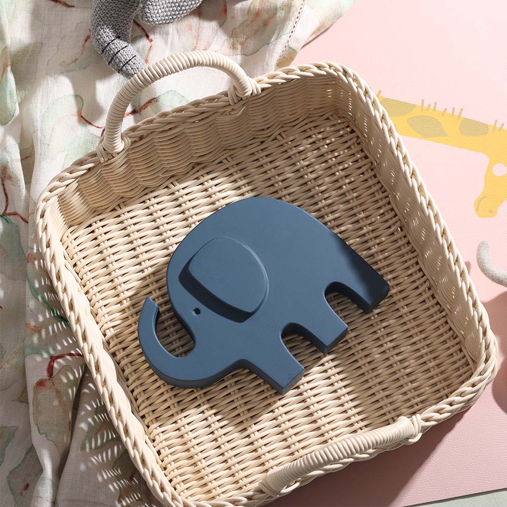 Dumbo Concrete Sculpture - Dark Blue