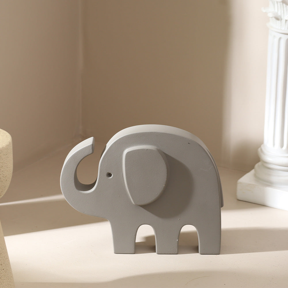 Dumbo Concrete Sculpture - Dark Grey