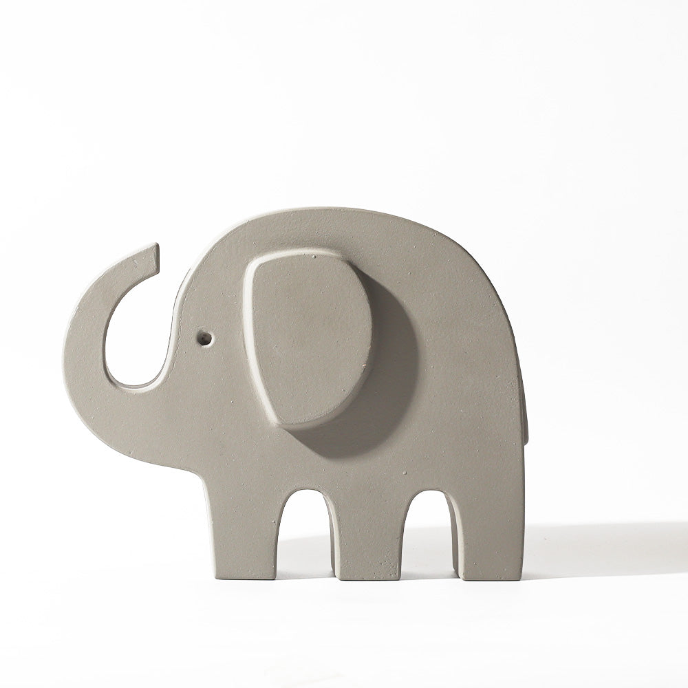 Dumbo Concrete Sculpture - Dark Grey