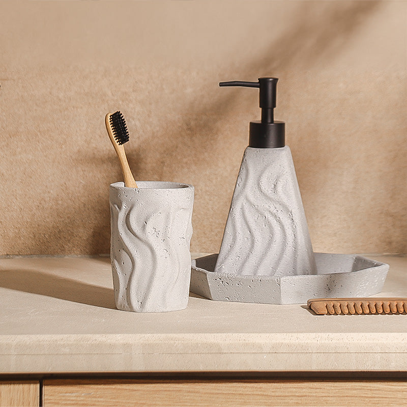 Dune 3-piece Bathroom Set - Slate Grey