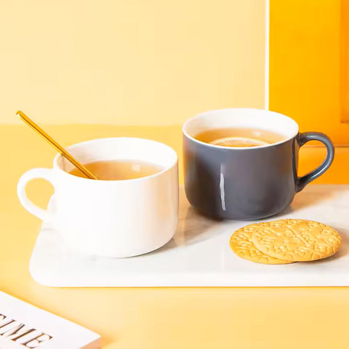 Lagom Cup and Saucer Set - Deep Blue
