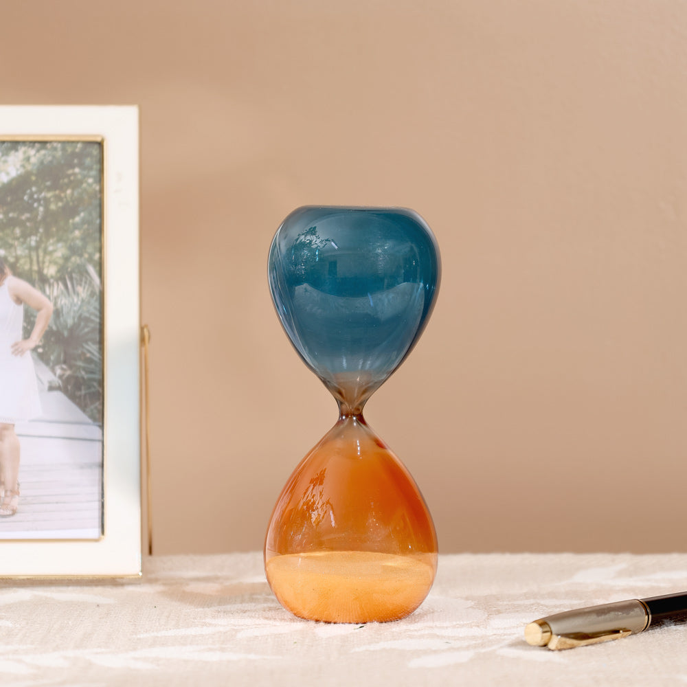 Duo Hourglass Small - Blue & Orange