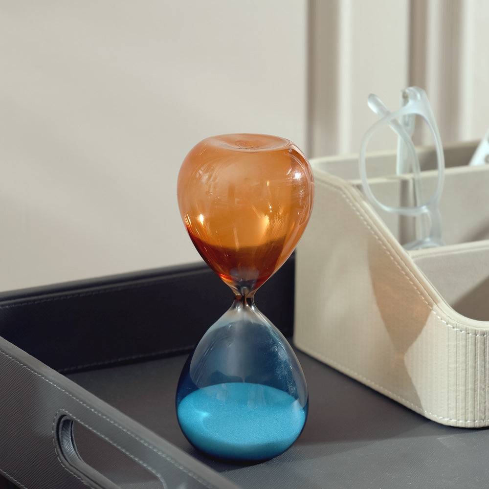 Duo Hourglass Small - Blue & Orange