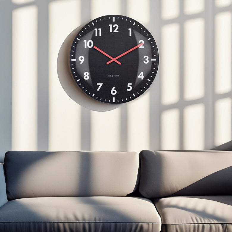 Duomo Wall Clock 50cm - Black
