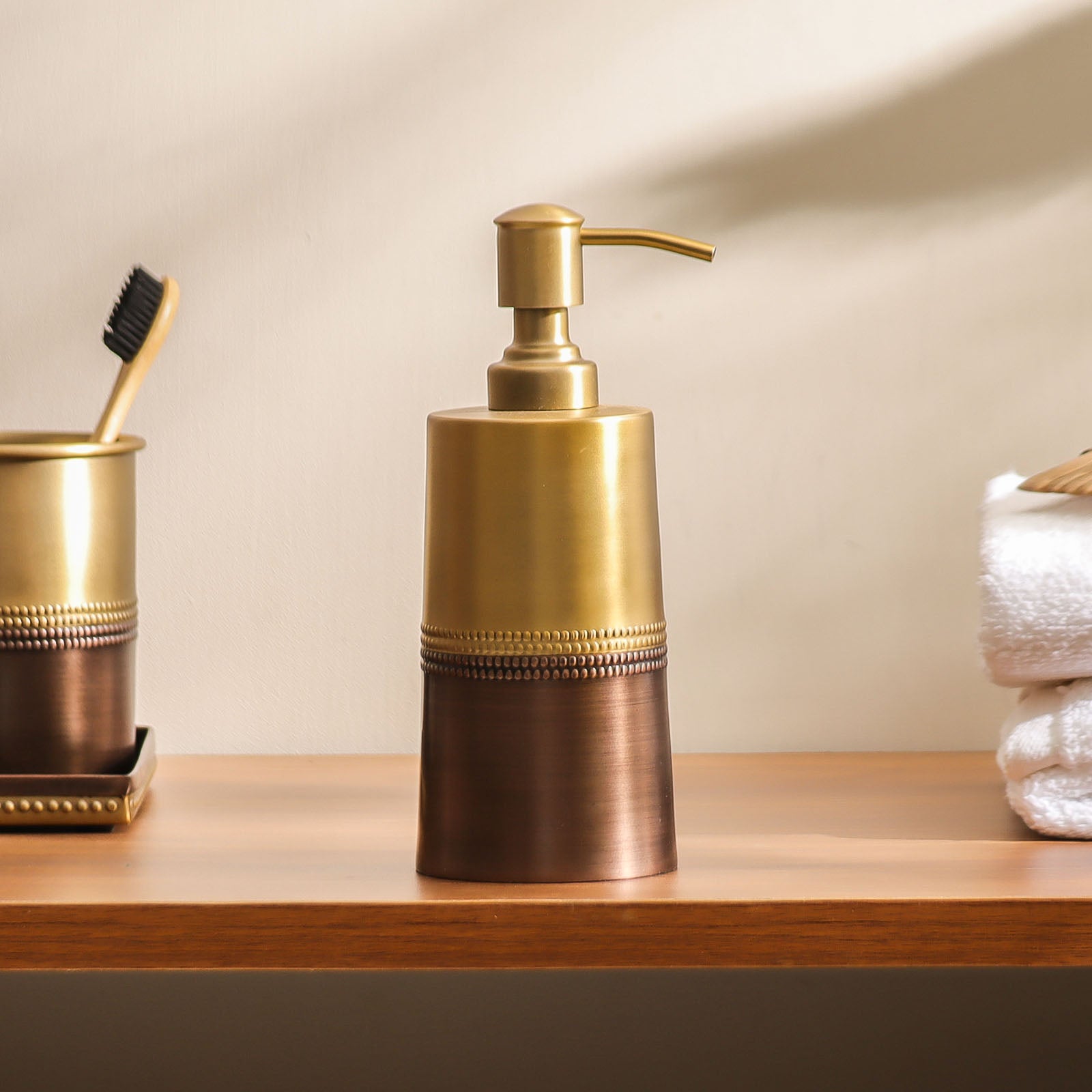 Duplo Soap Dispenser - Gold Bronze