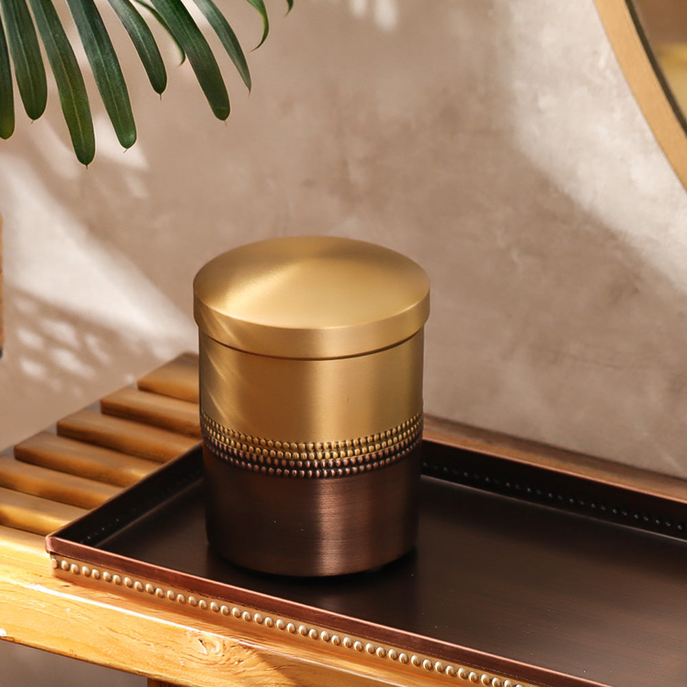Duplo Storage Jar - Gold Bronze