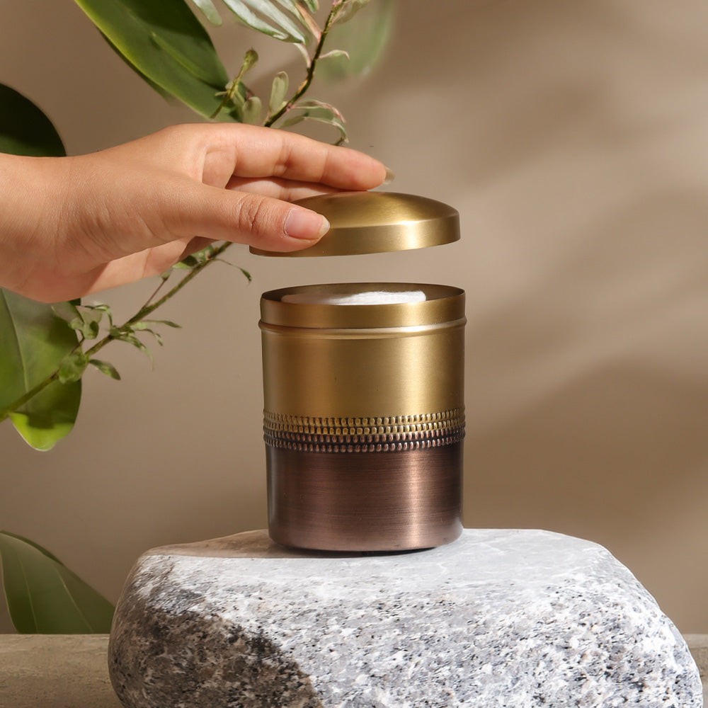 Duplo Storage Jar - Gold Bronze