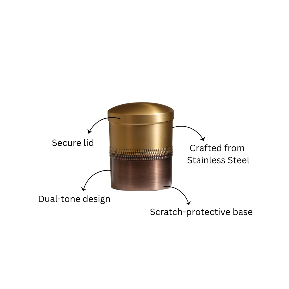 Duplo Storage Jar - Gold Bronze