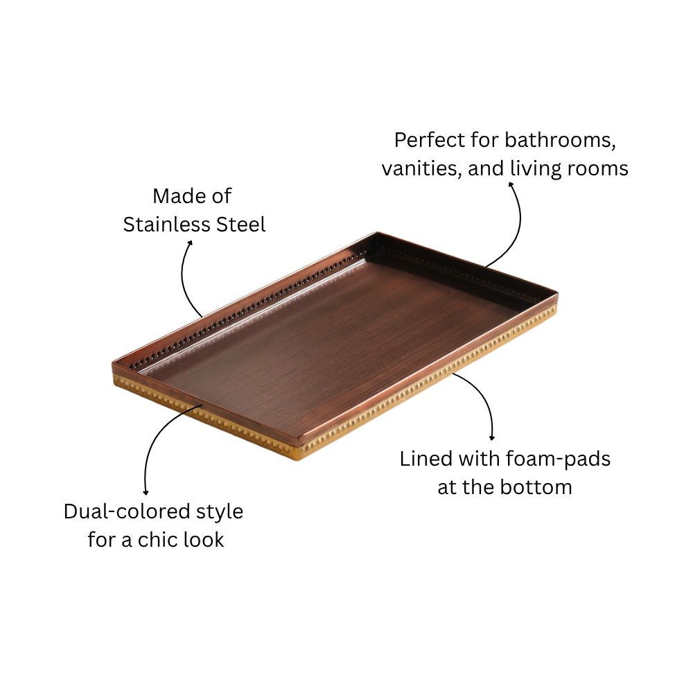 Duplo Valet Tray - Gold Bronze
