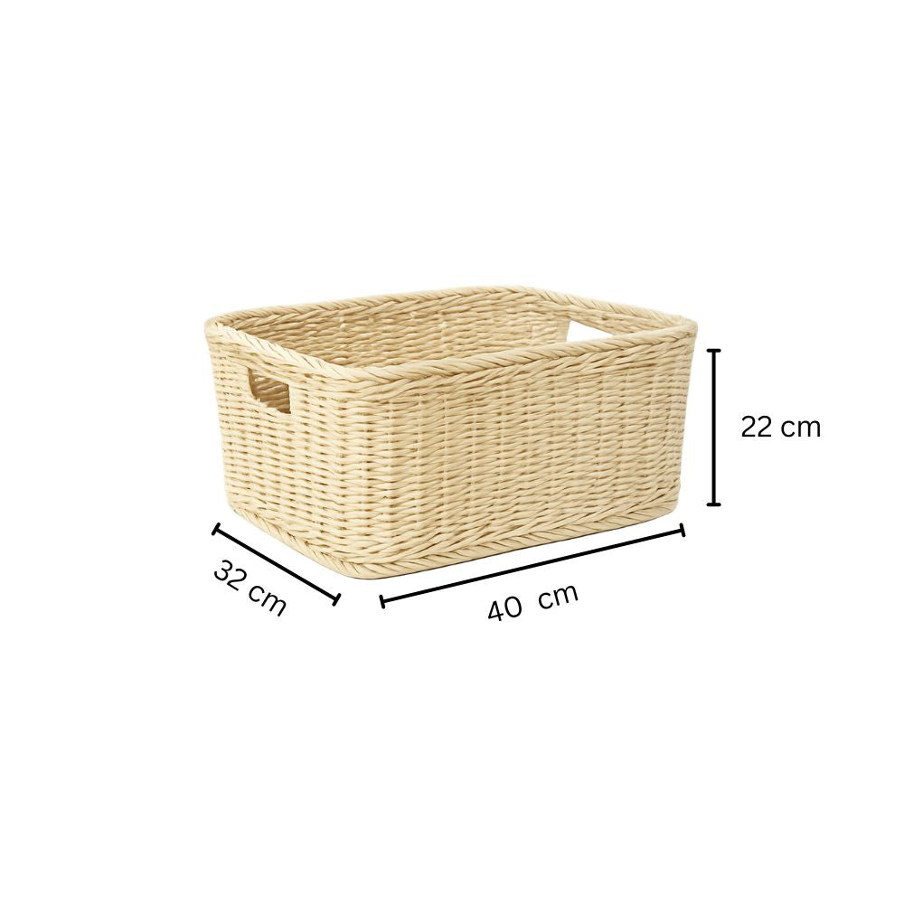 Nido Storage Basket Large - Ivory