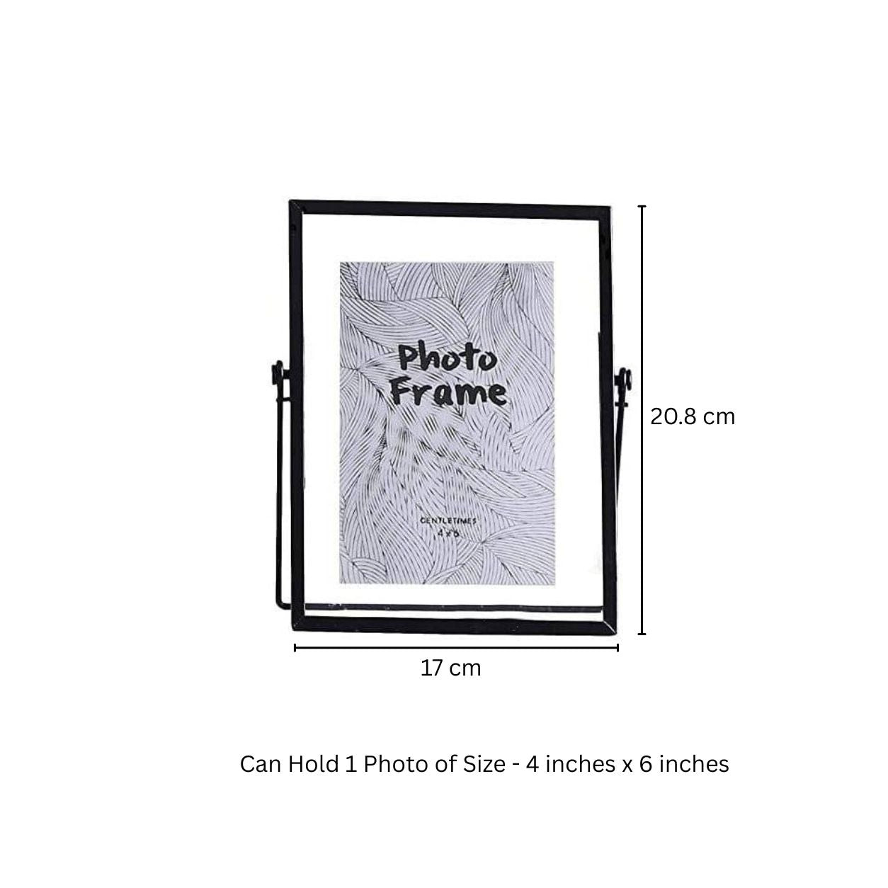 Edge Photo Frame Medium - Black