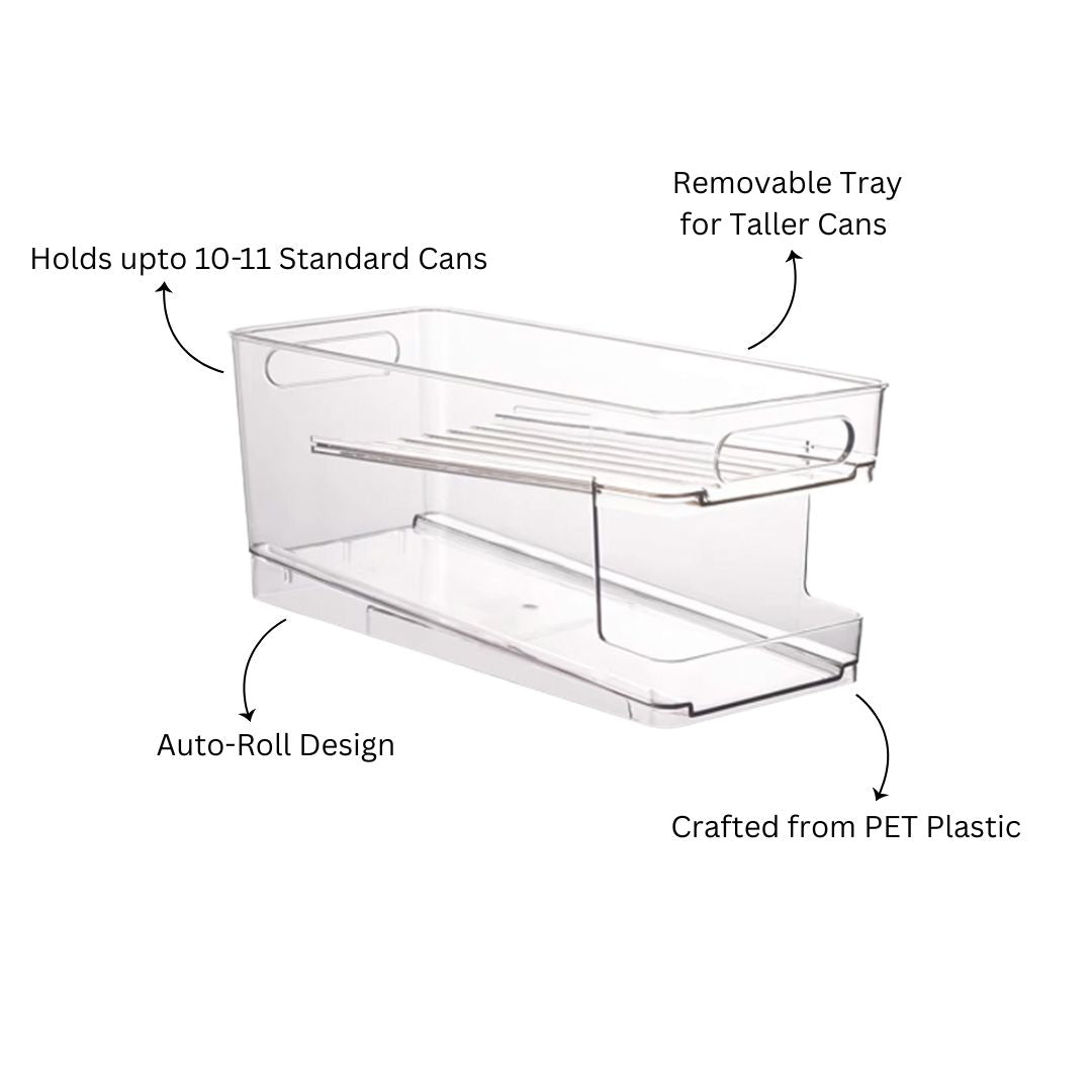 Nest Tiered Soda Can Dispenser - Clear