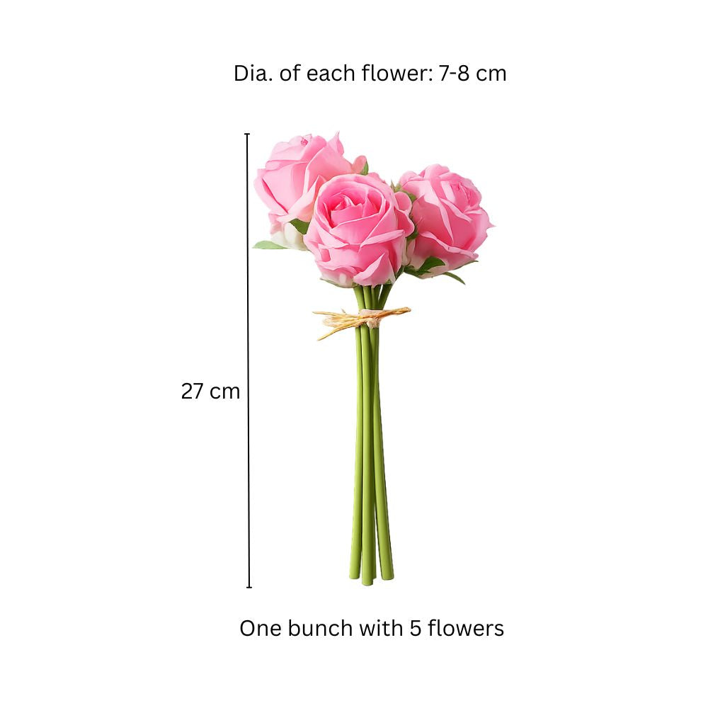 French Roses Faux Bunch Short - Pink Dusk