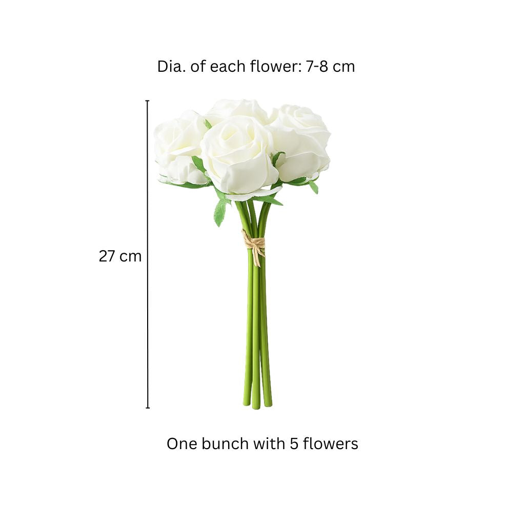 French Roses Faux Bunch Short - Ivory