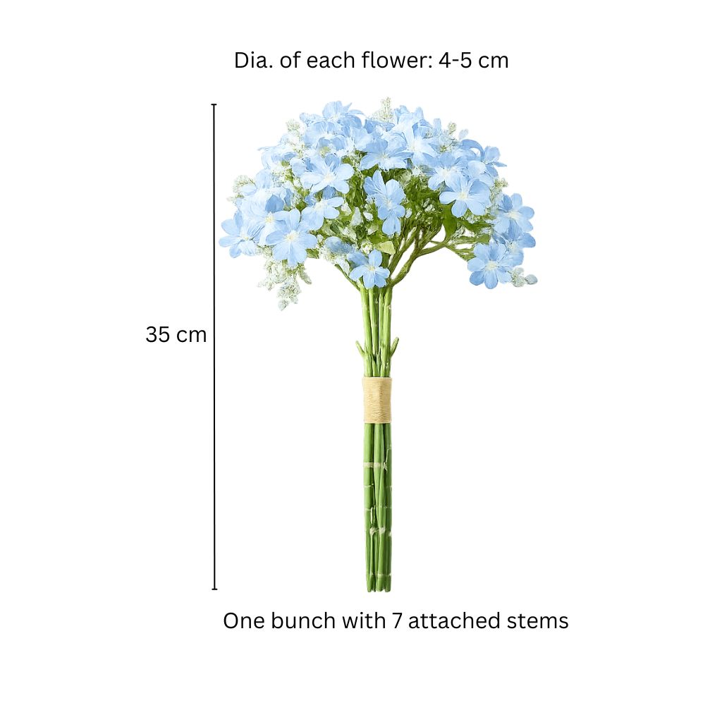 Cosmos Faux Bunch - Sky Blue
