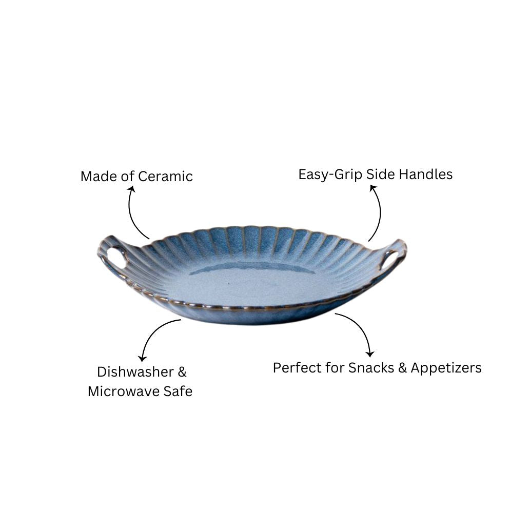 Mara Serving Pan - Deep Blue