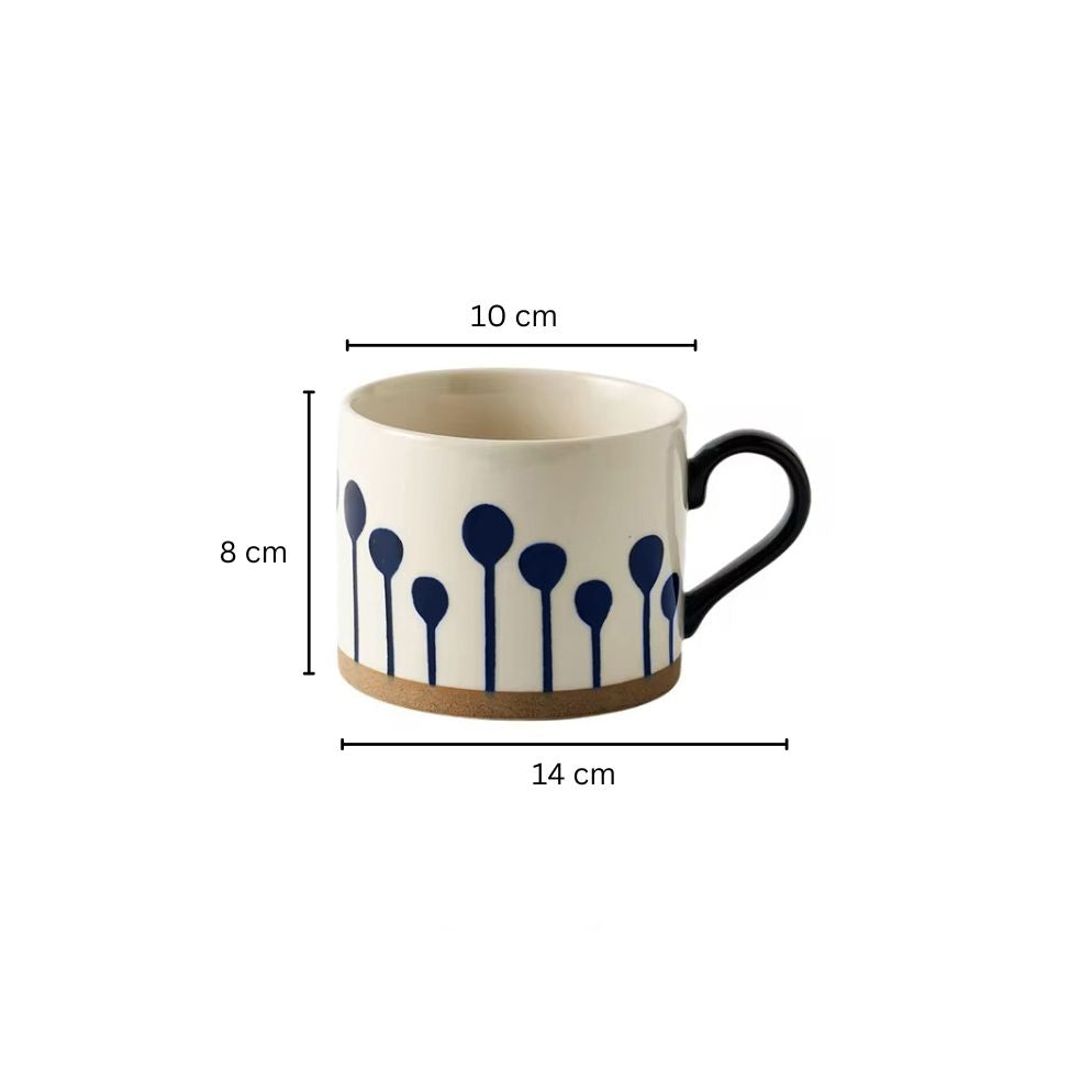 Ceramic Large Mug - Blue Balloons