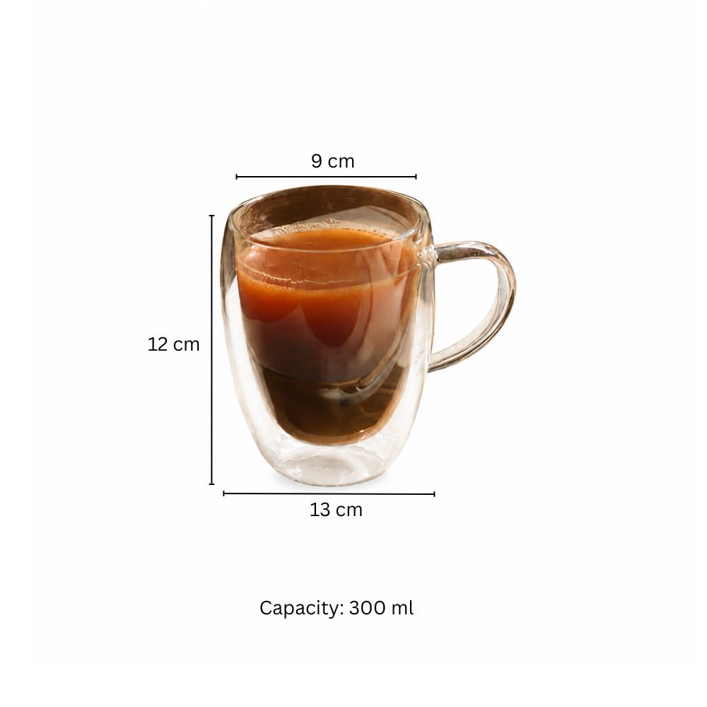 Java Double Wall Mugs, Set of 2 - Large
