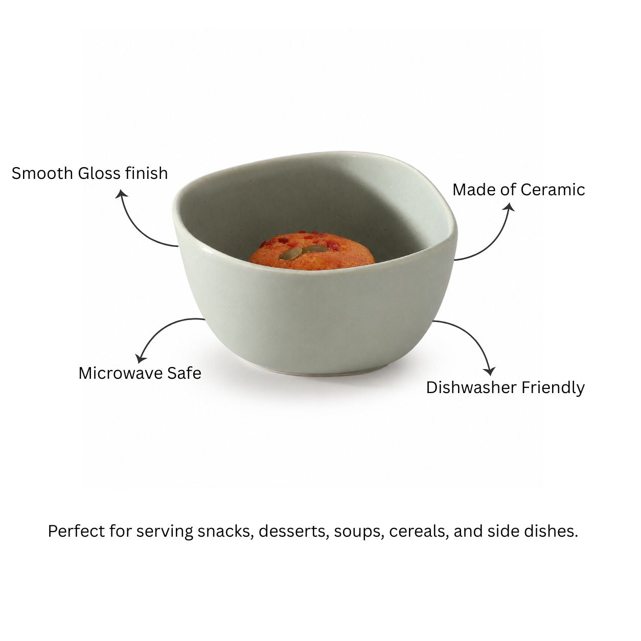 Aden Small Bowl - Light Sage