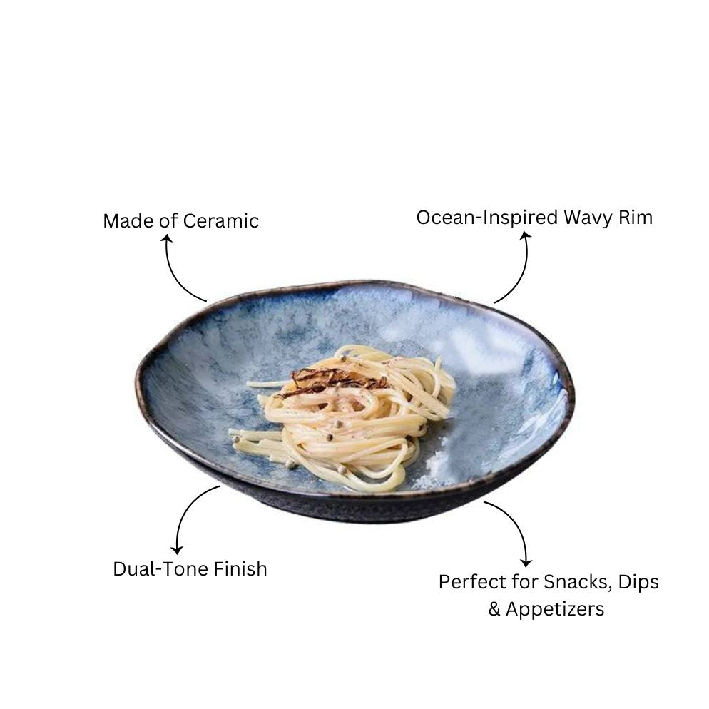 Oasis Medium Plate - Cool Grey