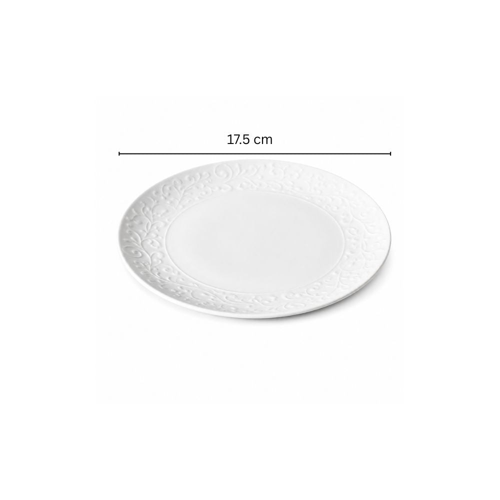 Ivy Quarter Plate - Ivory