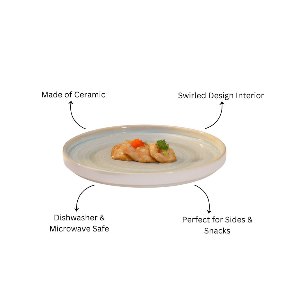 Nava Quarter Plate - Sage