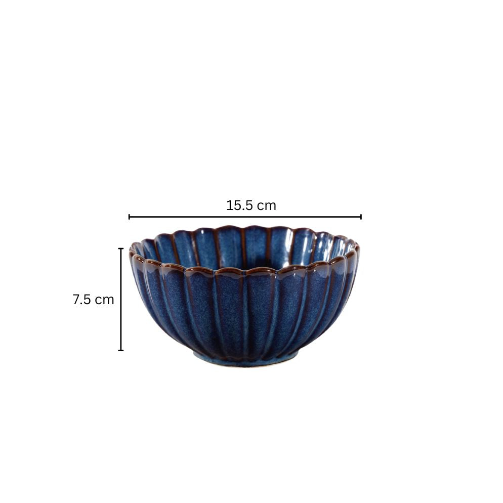 Mara Medium Bowl - Deep Blue