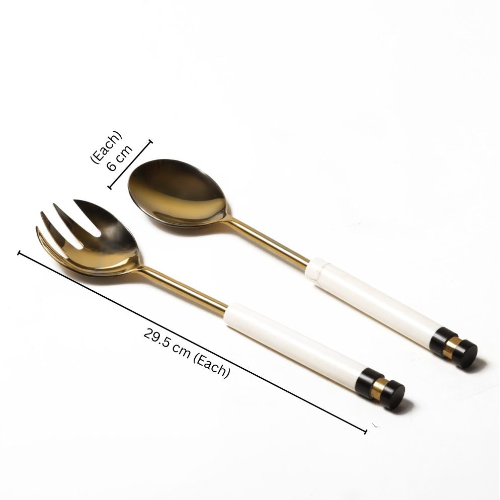 Spira Serving Set - Gold